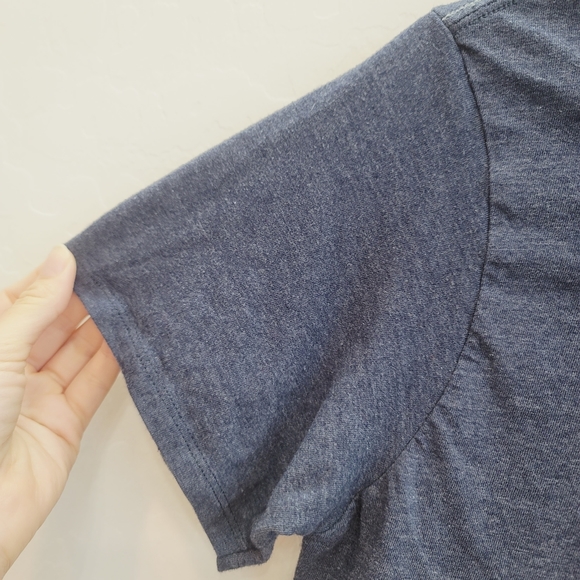 💕 Calvin Klein Jeans Blue Short Sleeves Pullover Top Kid's Size XL - Picture 5 of 9